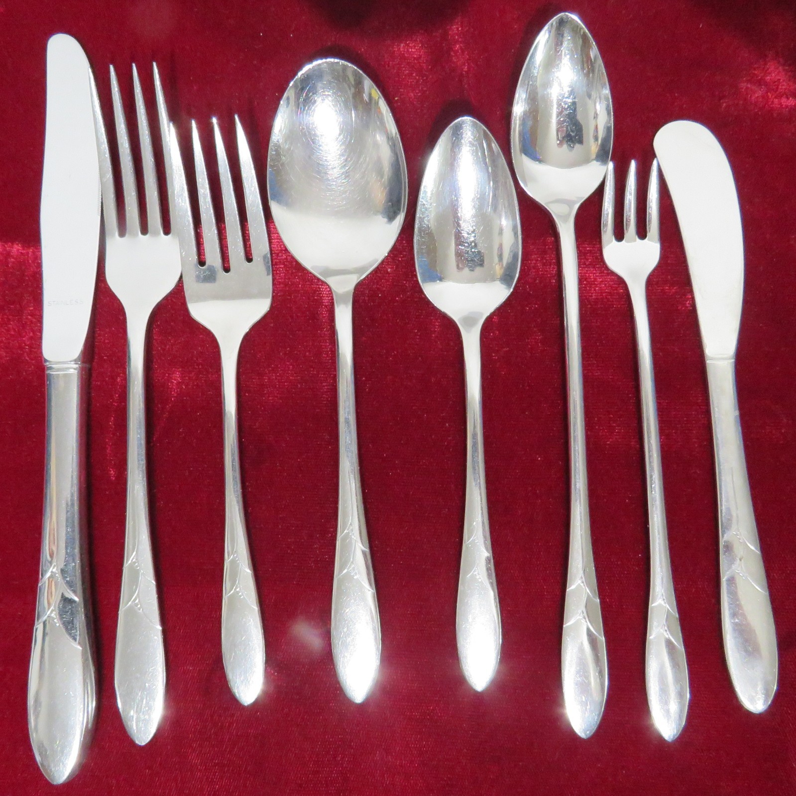 ONEIDA 1990 "Debonair" Stainless Flatware 64 Replacement Pieces uu