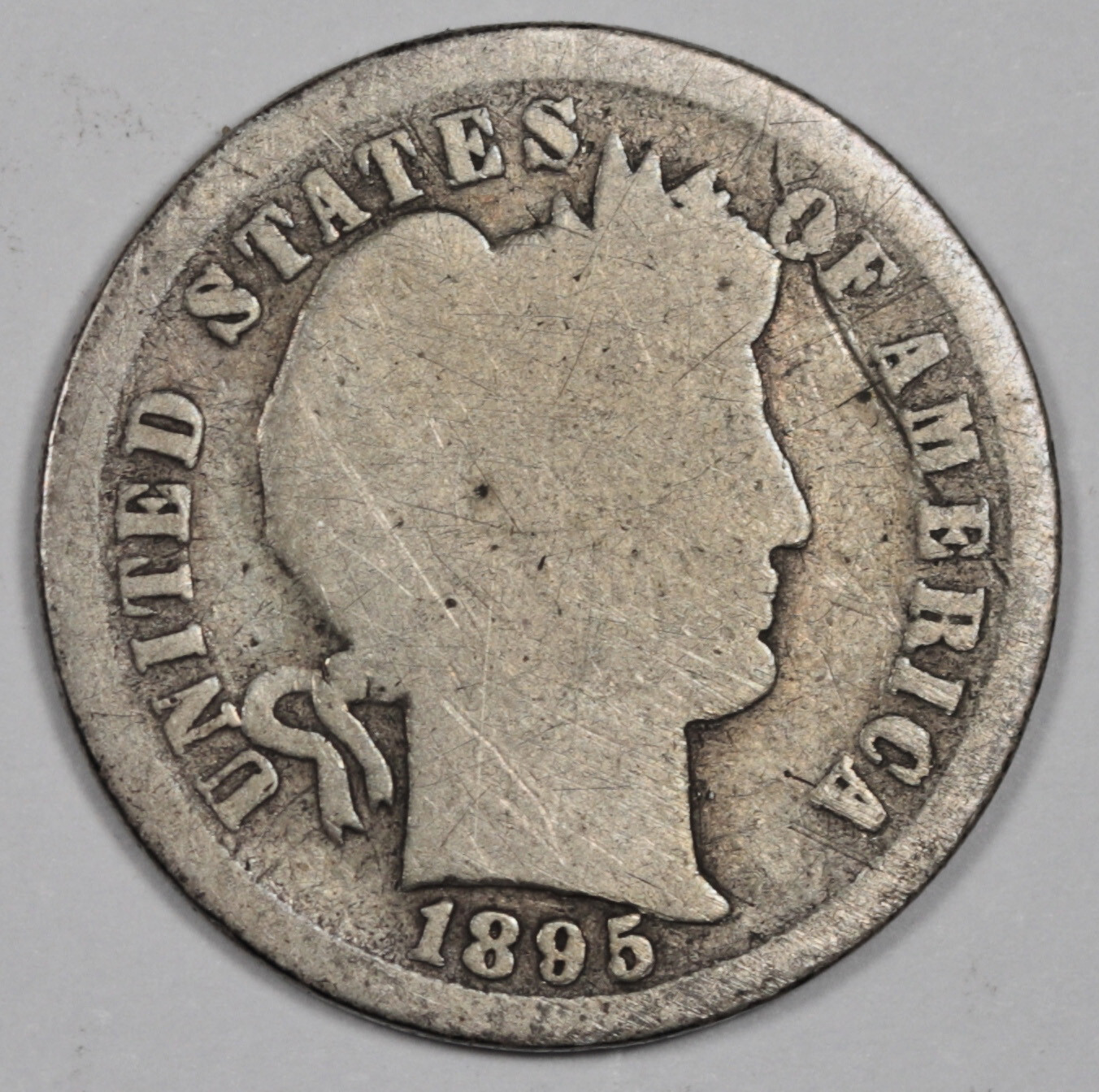 1895-s Barber Dime.  Good.  201376