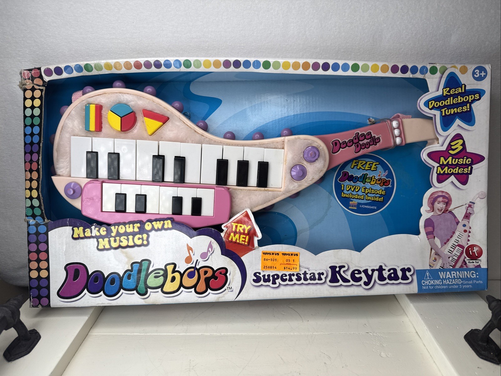 RARE Doodlebops Guitar-Piano Superstar Keytar Extremely Rare BRAND NEW