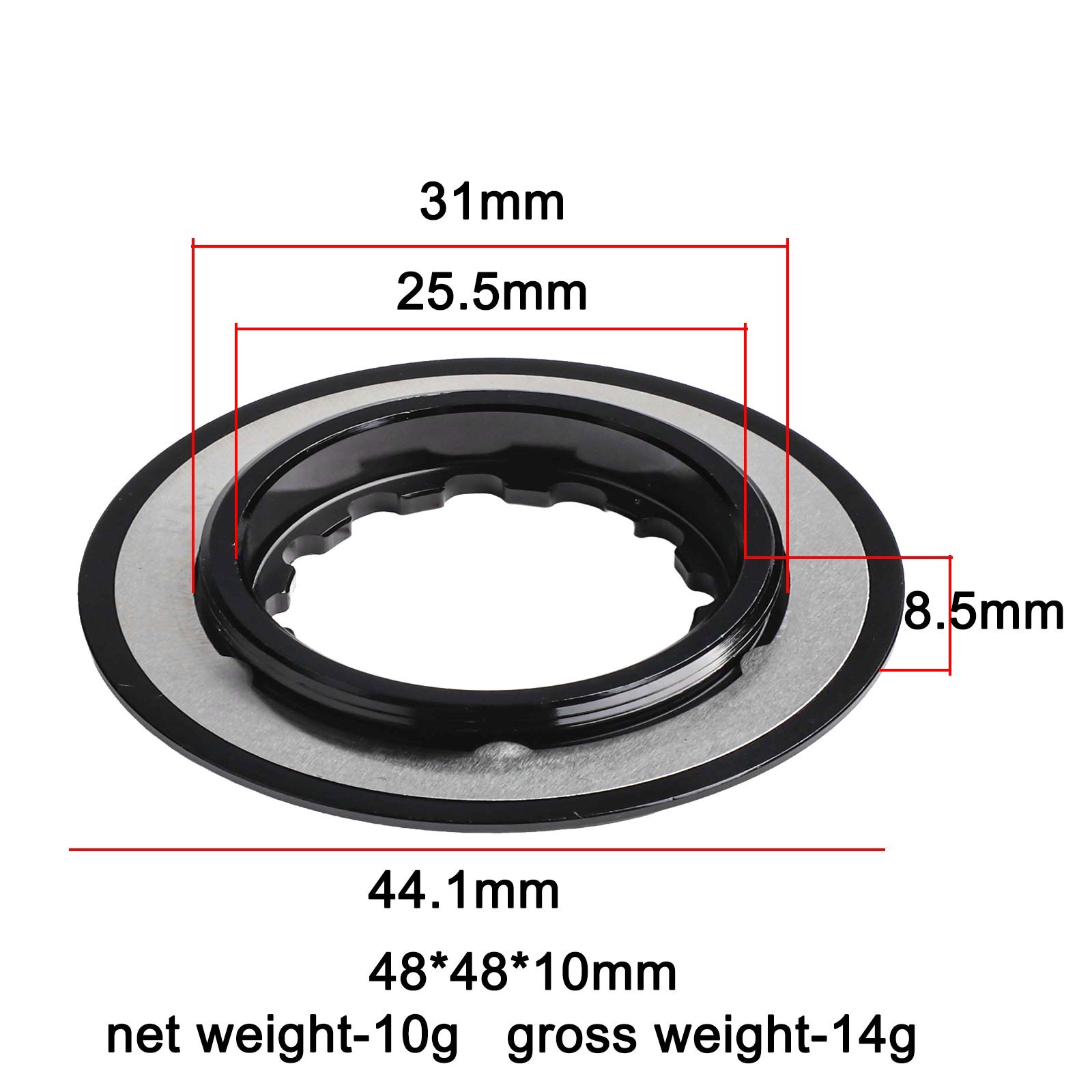 Bike Center Locking Rings for Disc Brake For Rotor on Central Lock Hubs