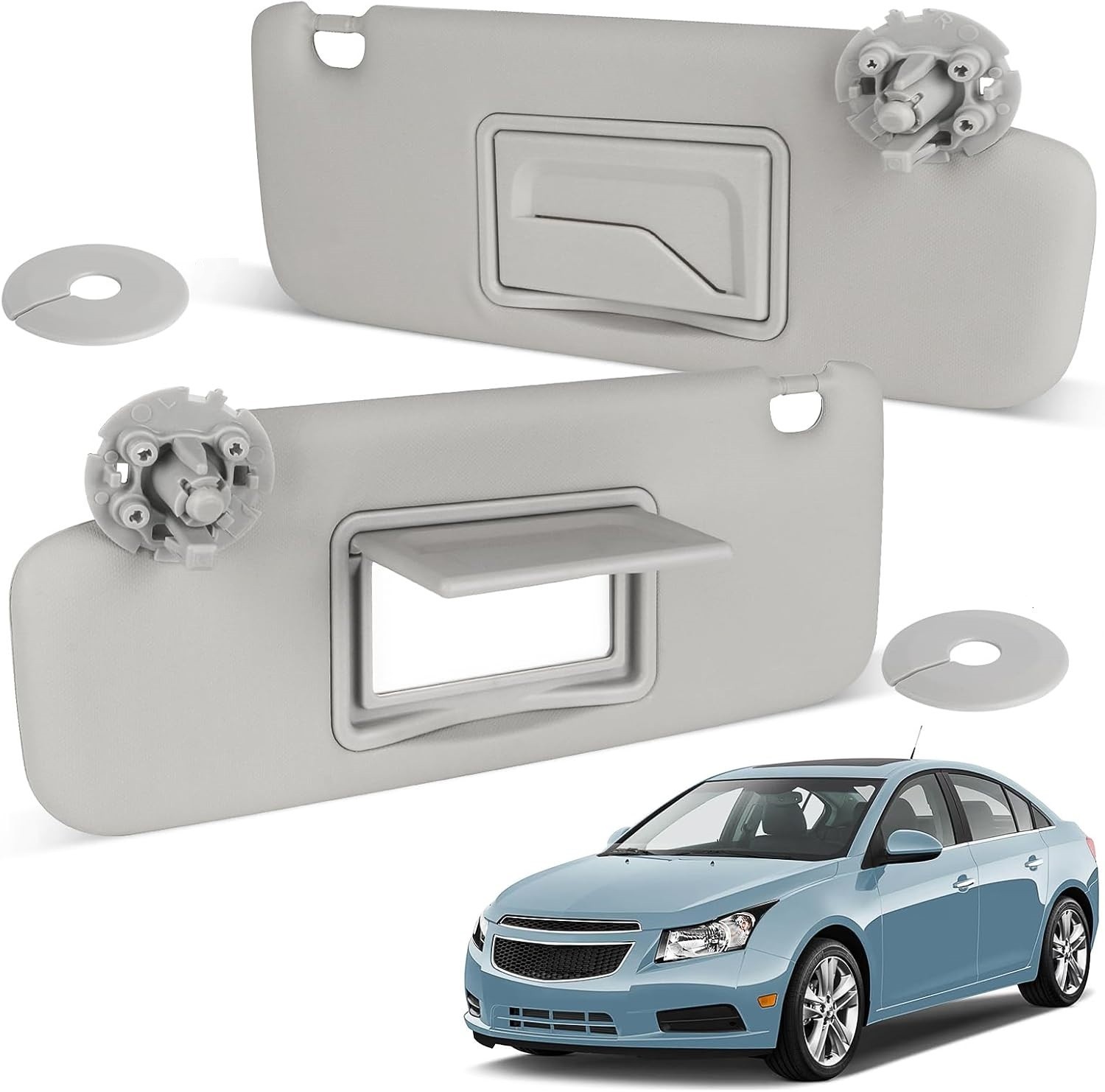 Parasol Coche Izquierdo/Derecho con Espejo para Chevrolet Chevy Cruze 2011-2019