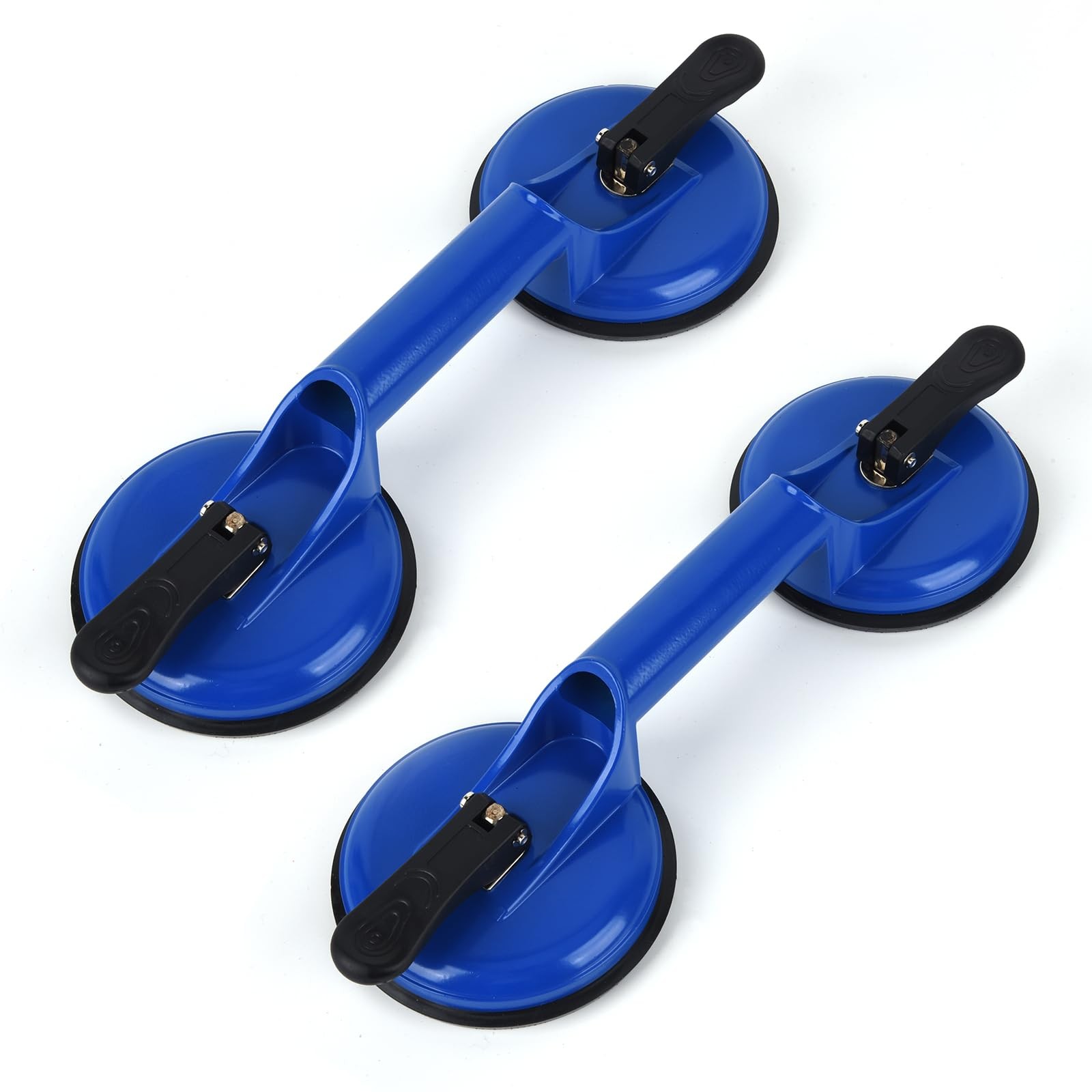 FCHO Suction Cups Heavy Duty Aluminum Vacuum Plate Handle Glass Holder Hooks...