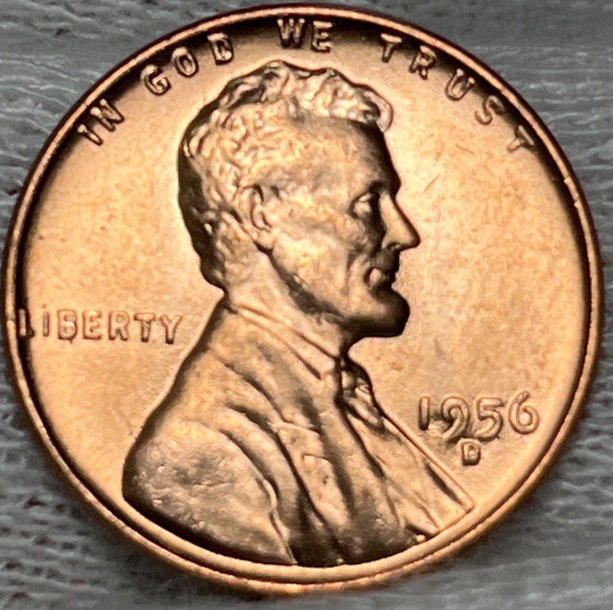 1956 D/D Wheat Penny Errors DDO DDR Die Clash D Over D Uncirculated #2