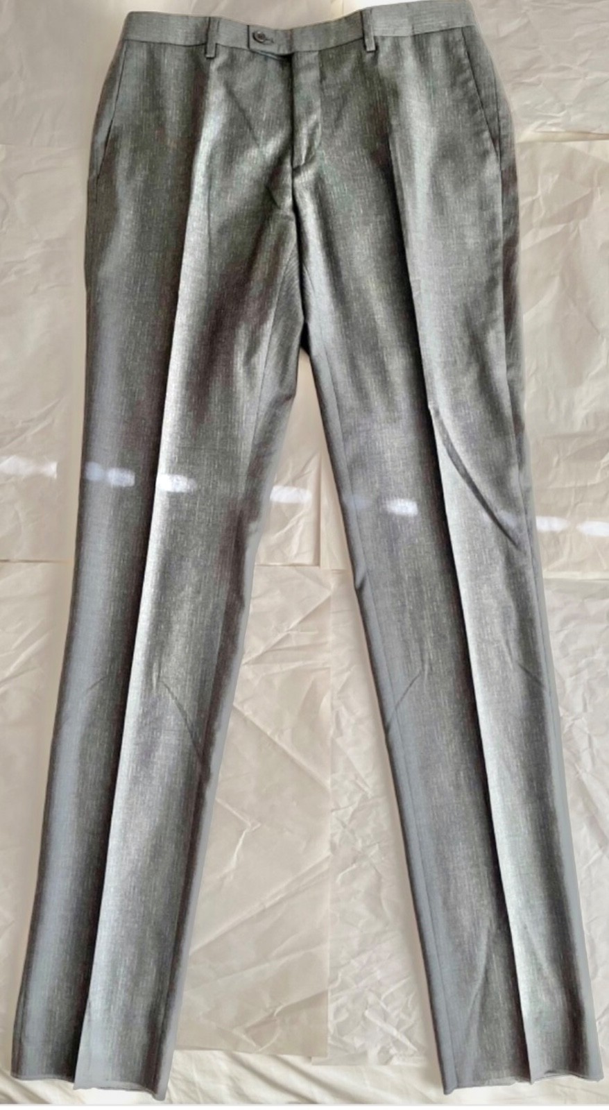 NW/OT JOHN VARVATOS Men s Gray Wool Dress Pants Trousers US36/EU52 Made in ITALY