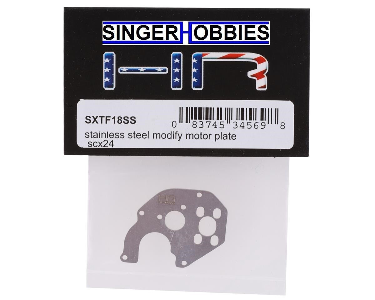 HOT RACING SXTF18SS Axial SCX24 Stainless Steel Modify Motor Plate NEW HH