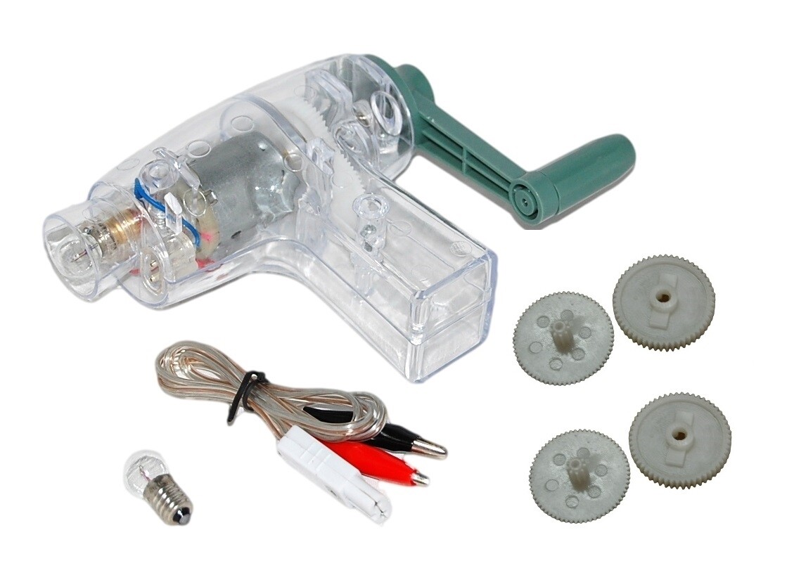 Hand Generator with Two Replacement Gear Sets