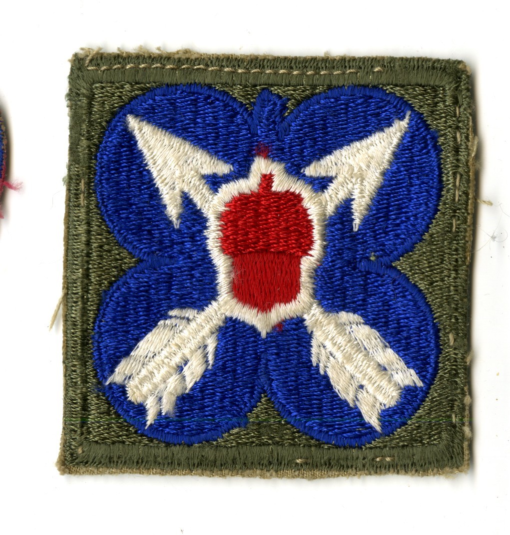 XXI Corps White Back Patch WWII Vintage France Germany Austria Europe