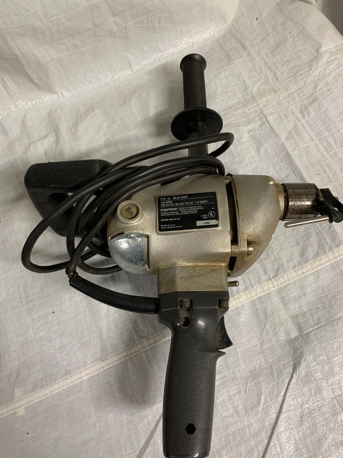 Craftsman Industrial reversable 1/2" drill.