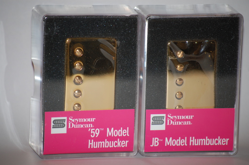 Seymour Duncan SH-4 JB Bridge & SH-1 59 Neck GOLD Humbucker Pickup Set - NEW