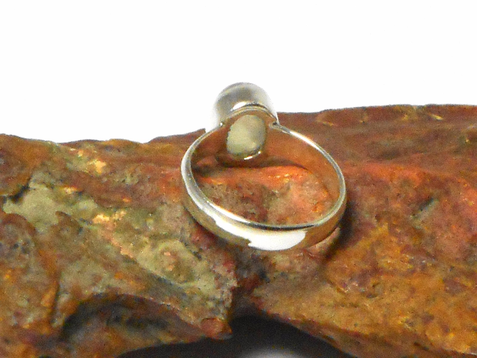 Oval MOONSTONE Sterling Silver 925 Gemstone RING