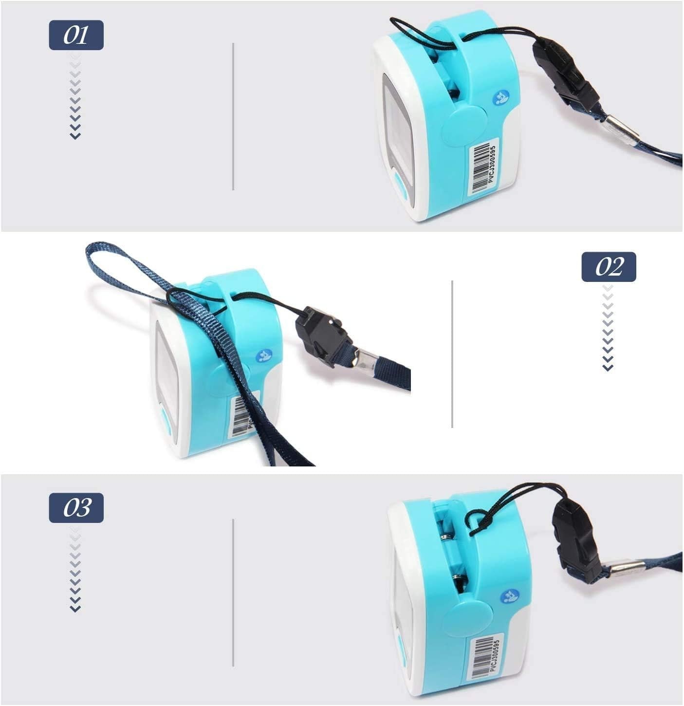 One-Click Use LED Pulse Oximeter with Long Battery Life & User-Friendly Features