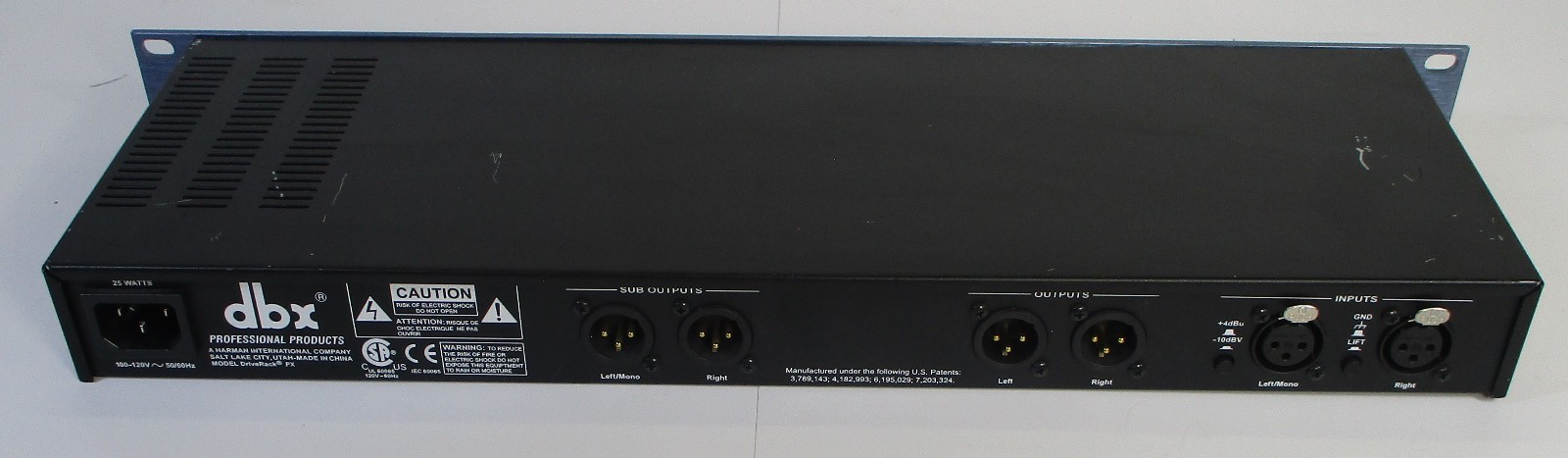 DBX DriveRack PX Powered Speaker Optimizer