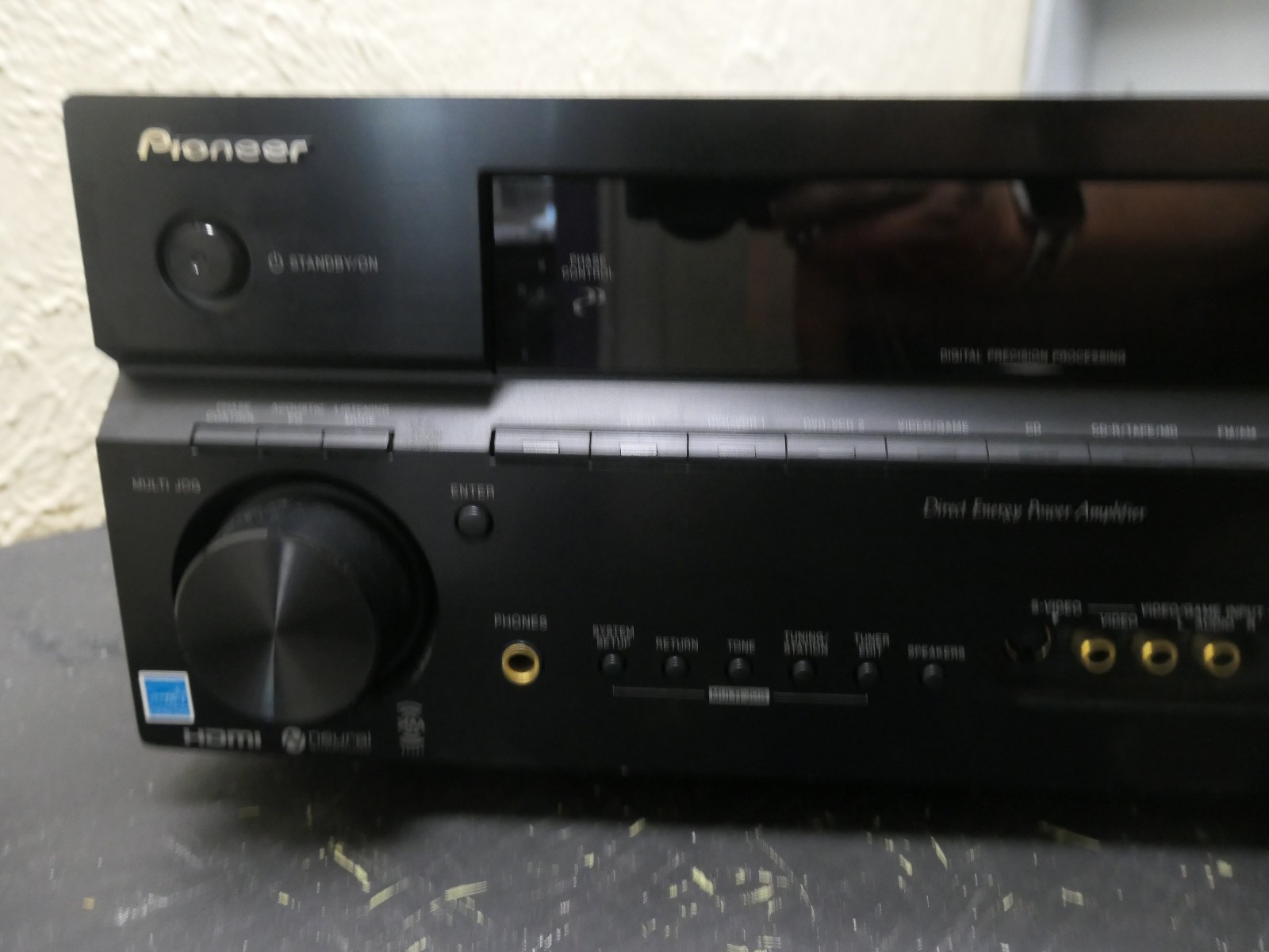 Pioneer VSX-1016TXV 7.1 Channel Surround Sound AV Receiver 1080p HDMI NO REMOTE