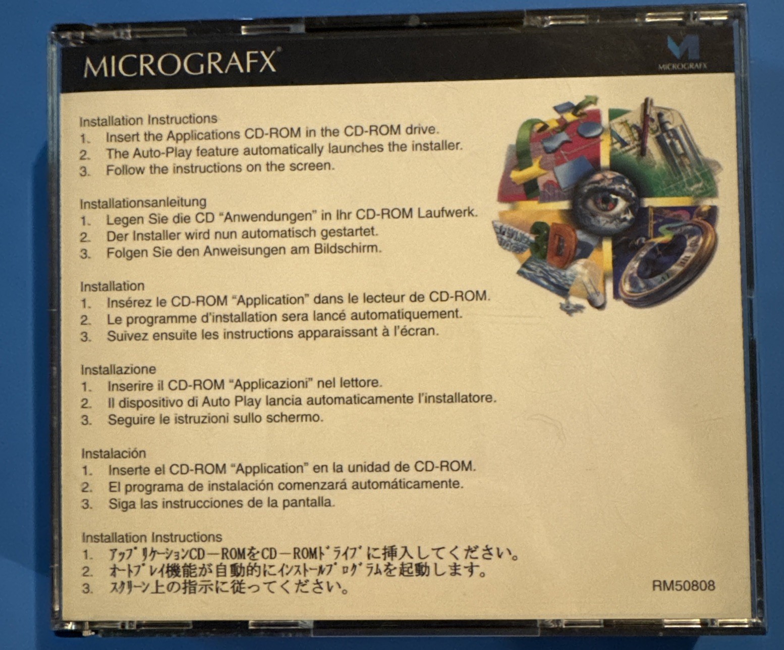 Vintage Micrografx Graphics Suite 2 (1997) 4 Disc In Case