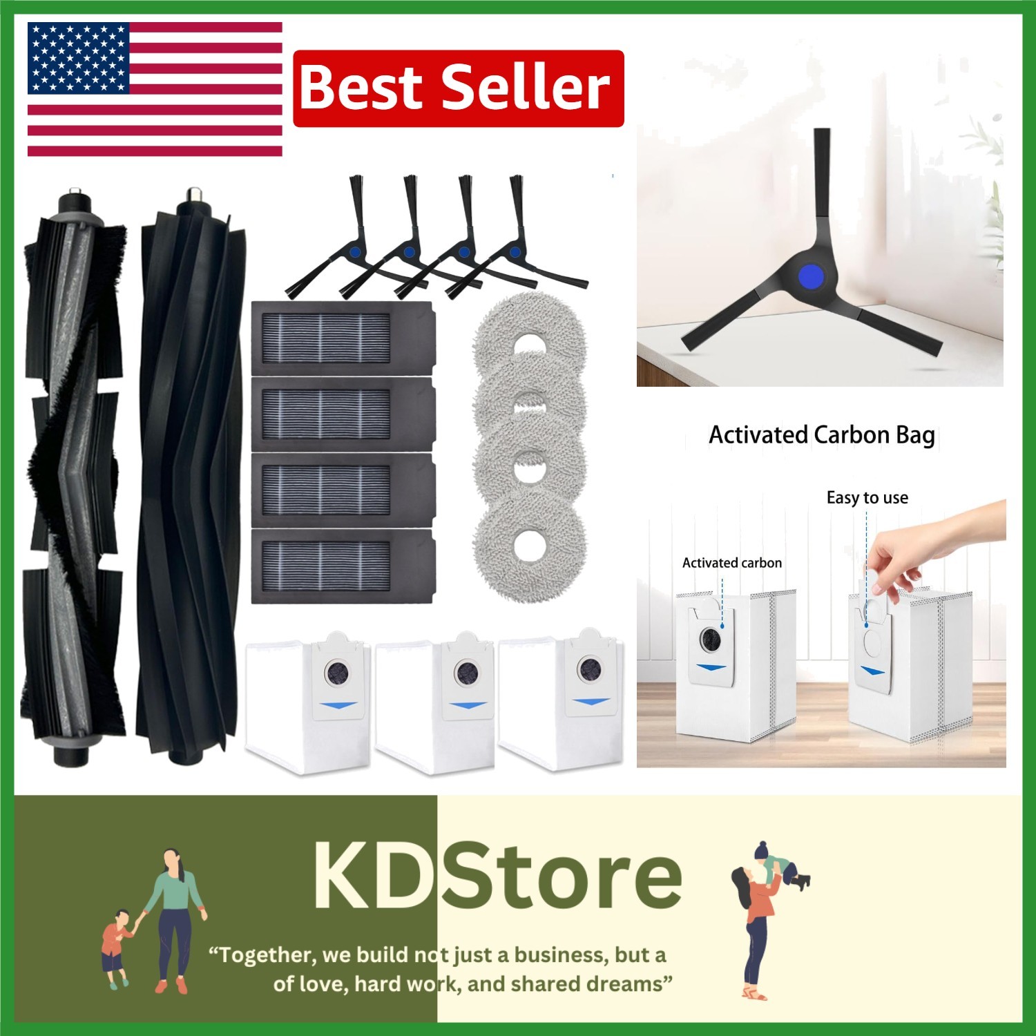 EcoSmart Maintenance Kit for ECOVACS DEEBOT X2 Omni