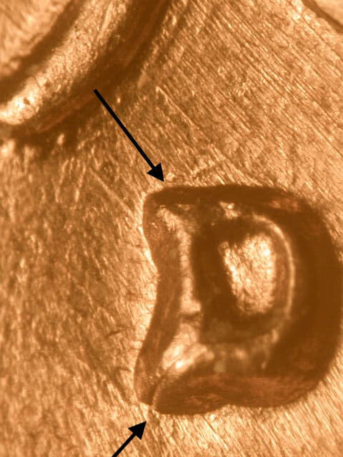 1960-D Small Date RPM#??? D/D Tilted Nice BU/Uncirculated Red Lincoln Cent #11B
