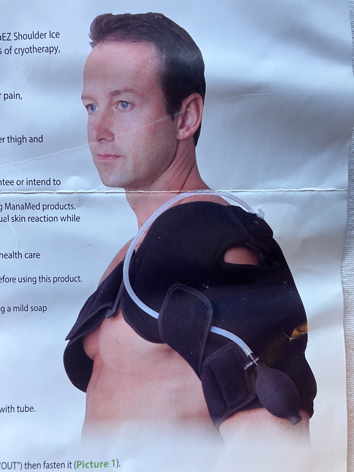 ManaMED EZSHLD ManaEZ Shoulder Ice Compression Cold Sling, Universal Size