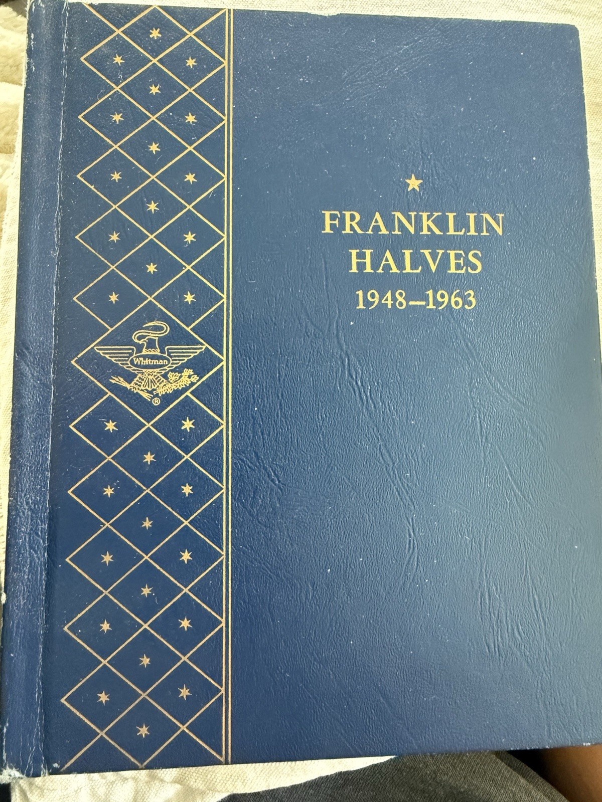 Complete Franklin Half Dollar Album 1948-1963 35 Coins 90% Silver Whitman
