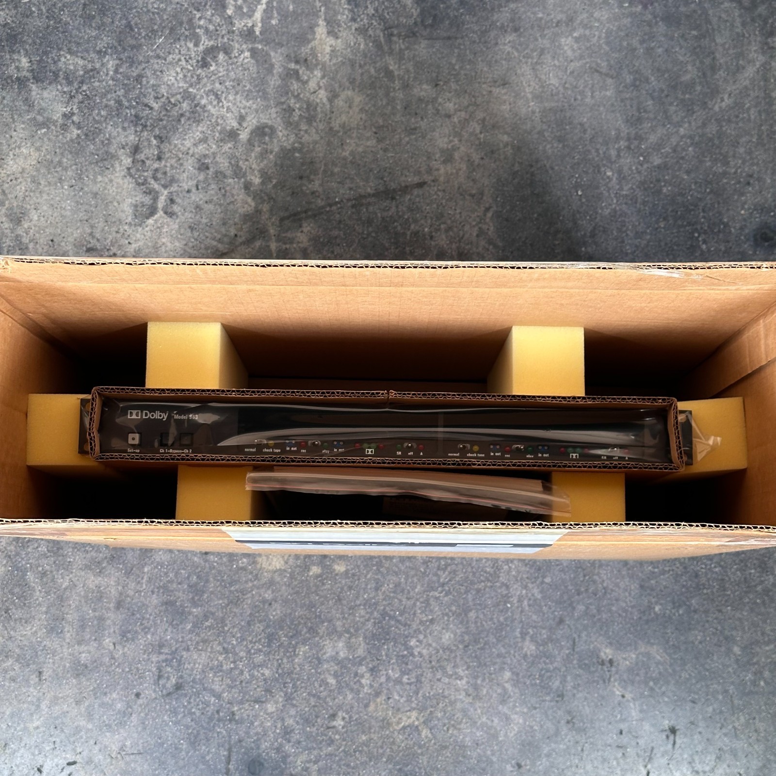 (New) Dolby 363 Two Channel SR/A-Type Processor w/ Cat Cards Box & Manual