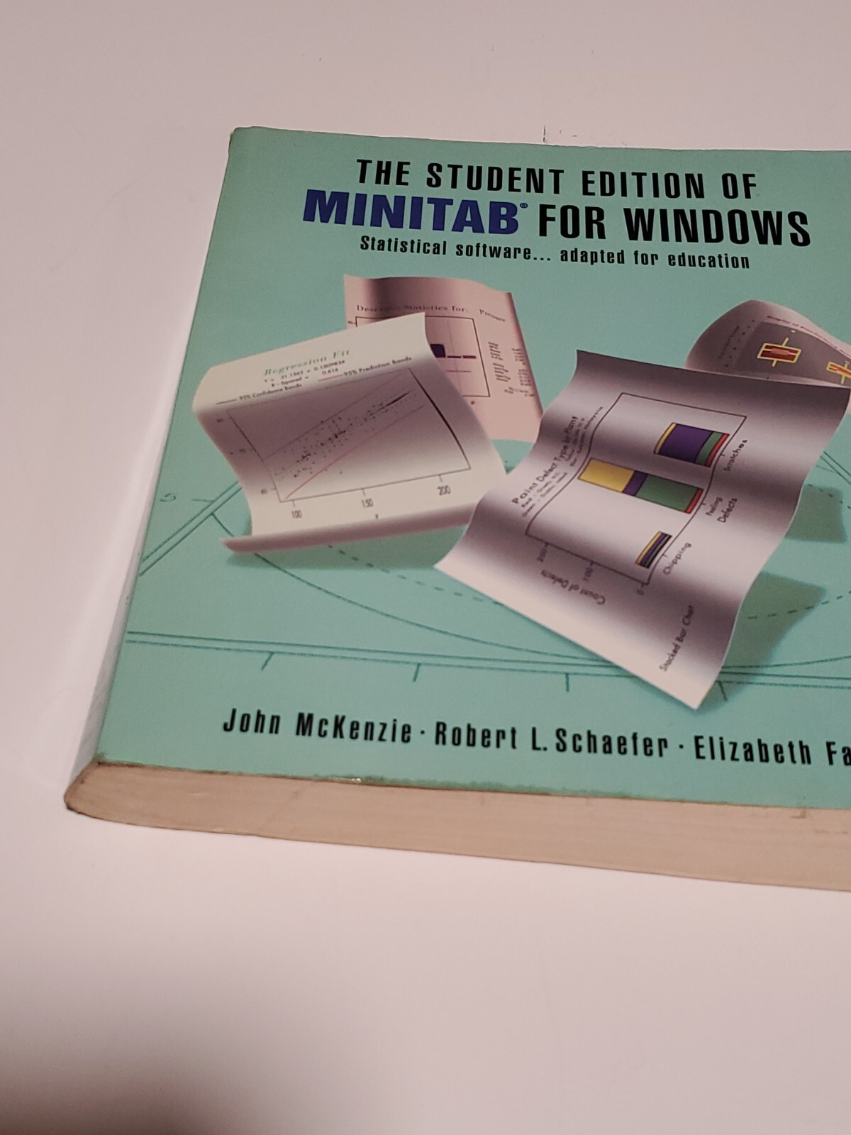 THE STUDENT EDITION OF MINITAB For WINDOWS Statistical Software 3.5 Floppy Book