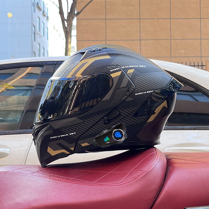 High Quality Bluetooth Modular Motorcycle Helmet High Definition Camera Recorder