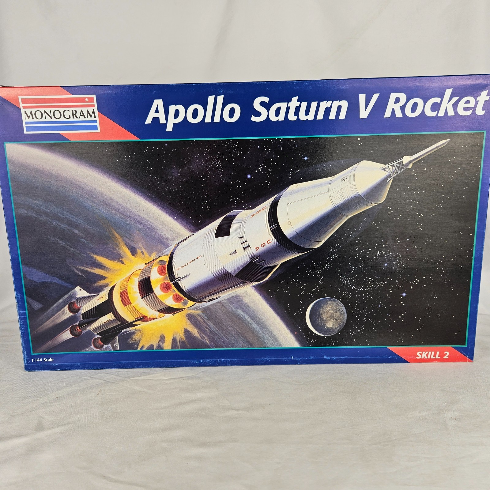 Monogram Apollo Saturn V Rocket 1/144 Scale Plastic Model Kit