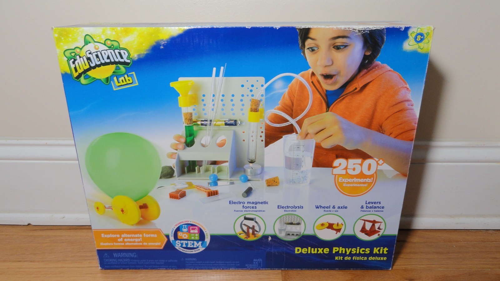 EduScience Lab Deluxe Physics Kit Science STEM New Sealed 8+yes 250+ Experiments