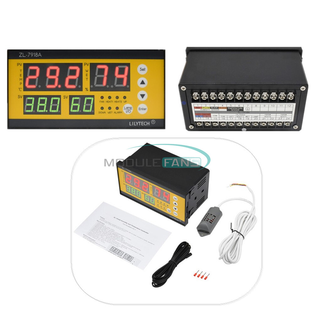 Automatic Egg Incubator Controller XM-18S Thermostat Temperature Humidity Sensor