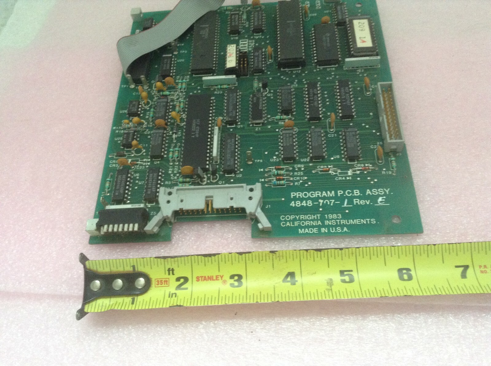 California Instruments 4848-707-1 Program PCB Assy Rev E