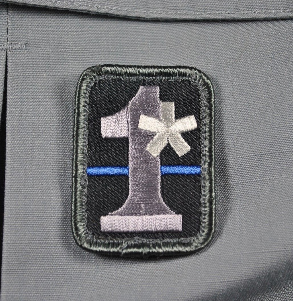 Thin Blue Line 1 ASS-TO-RISK PATCH