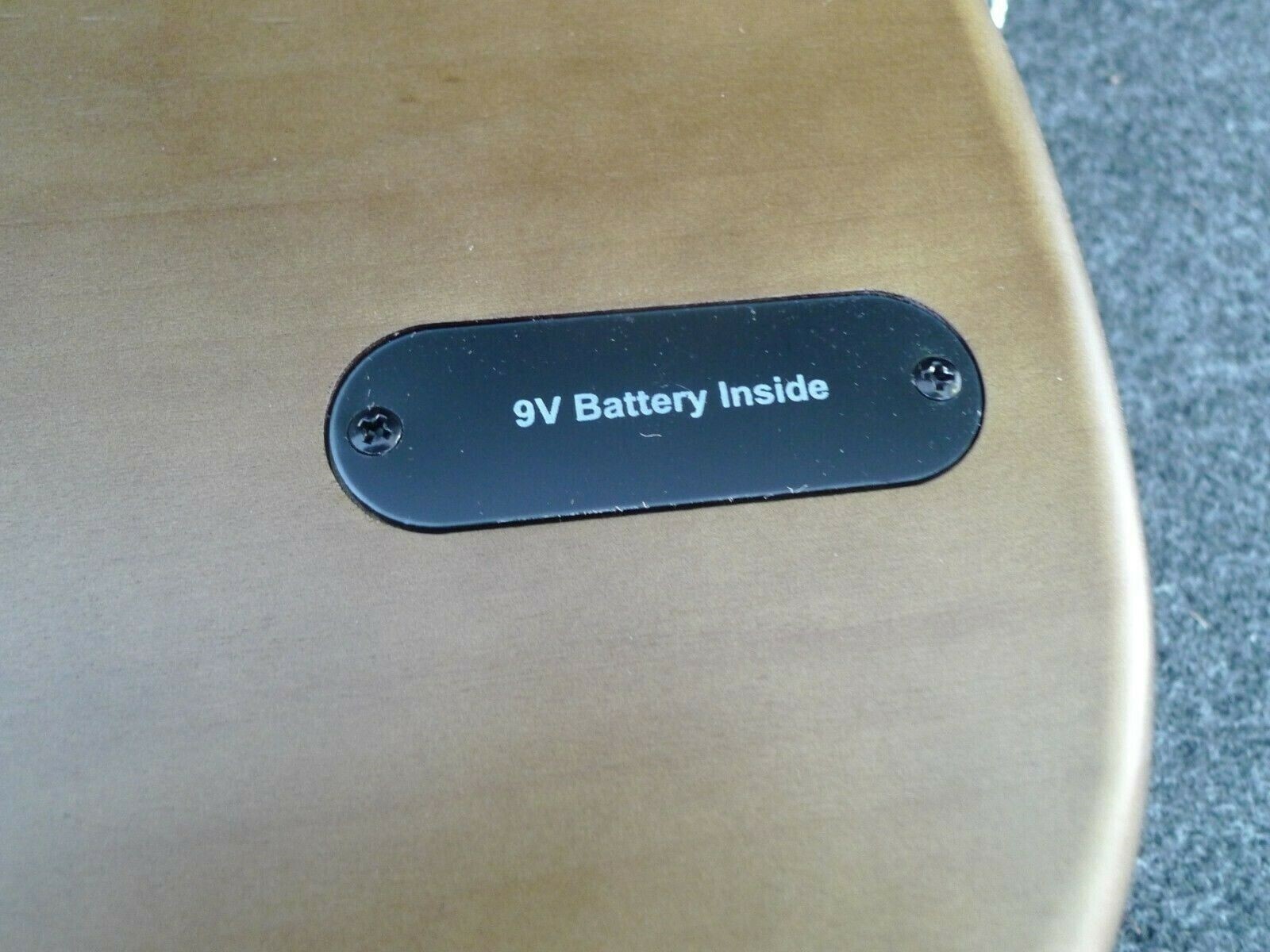 IBANEZ BATTERY CAVITY COVER PLATE # 4PT1CSR4B fits many Ibanez models