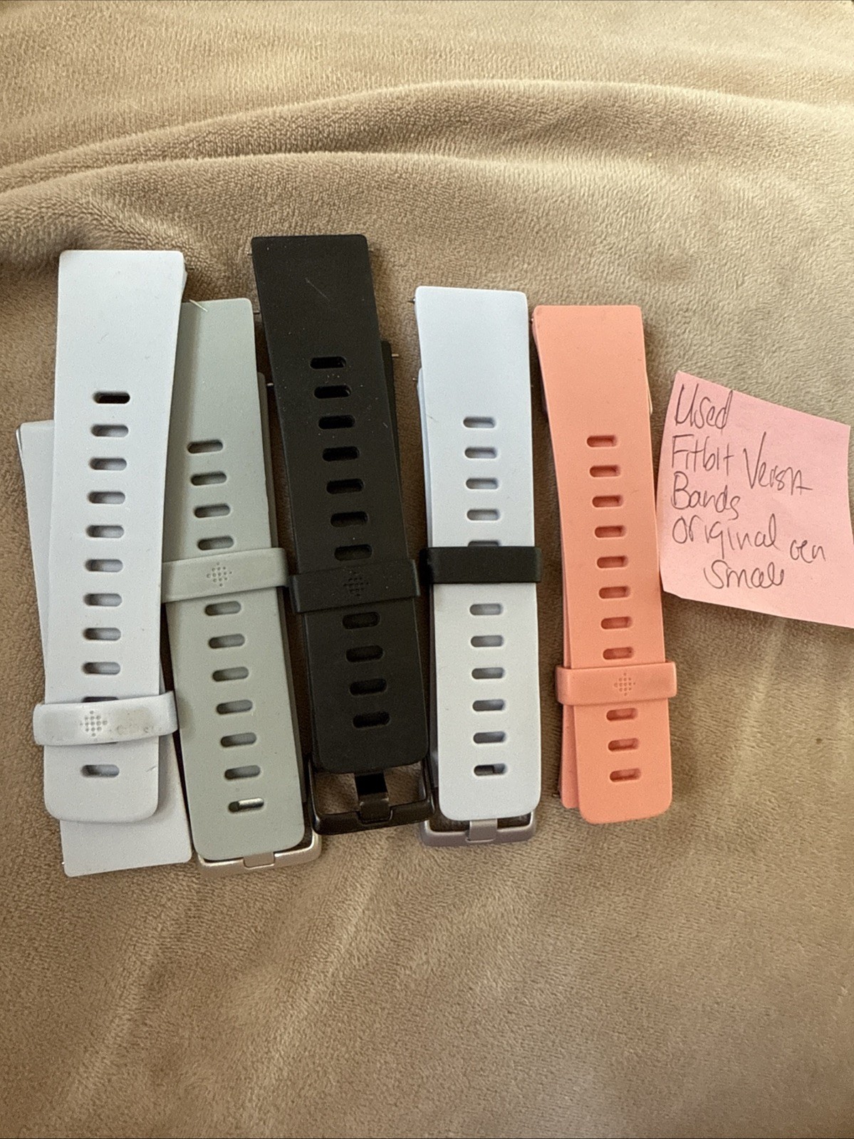 Used OEM Original Fitbit Versa Bands Small Sizes X5