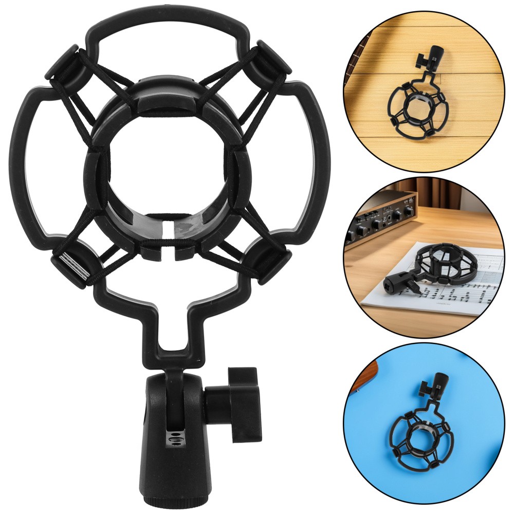 2 Pcs Mic Shock Mount Microphone Broadcast Anti-vibration Holder