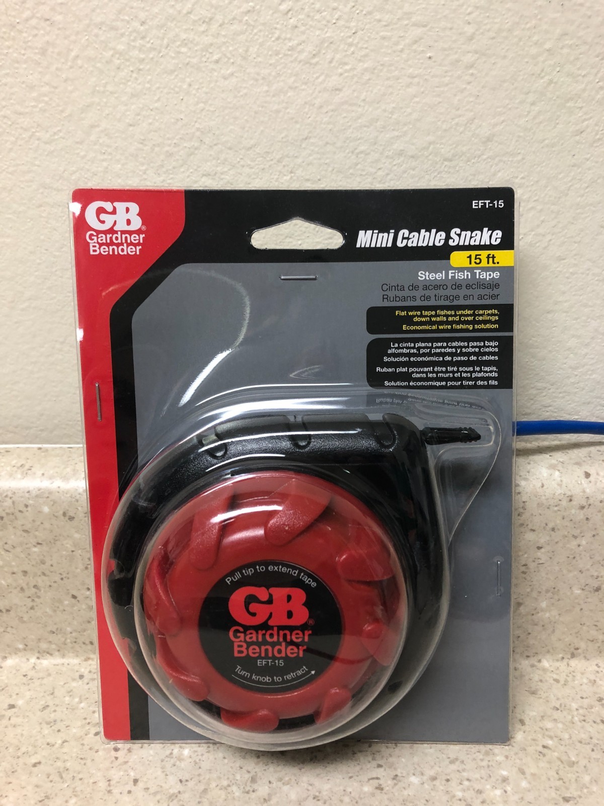 Gardner Bender 0.025 in. W X 15 ft. L Steel Fish Tape
