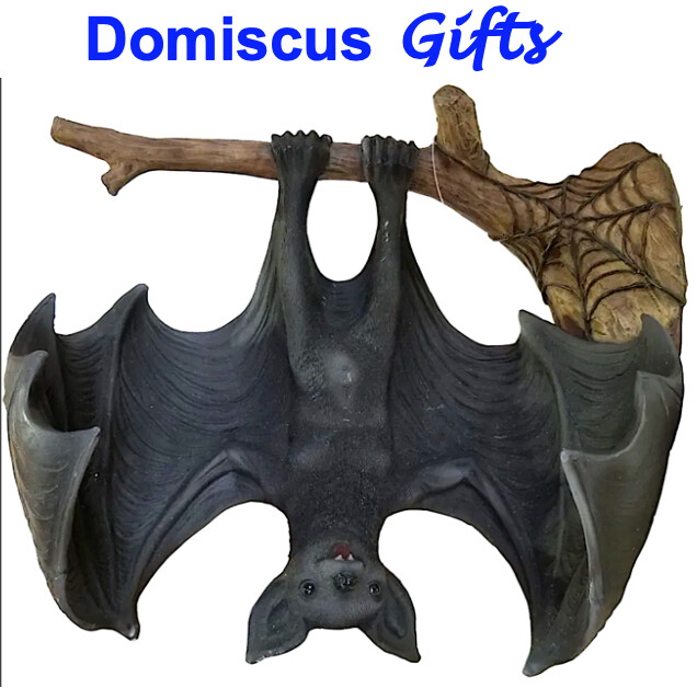 9" NEW! Fantasy GOTHIC Hanging BAT Vampire Figurine Wall Hanger Home Decor Gift