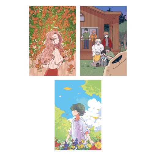 Webtoon MD [ Dam of the Forest 숲속의 담 ] Metal Frame 메탈 액자 (ARANK05)