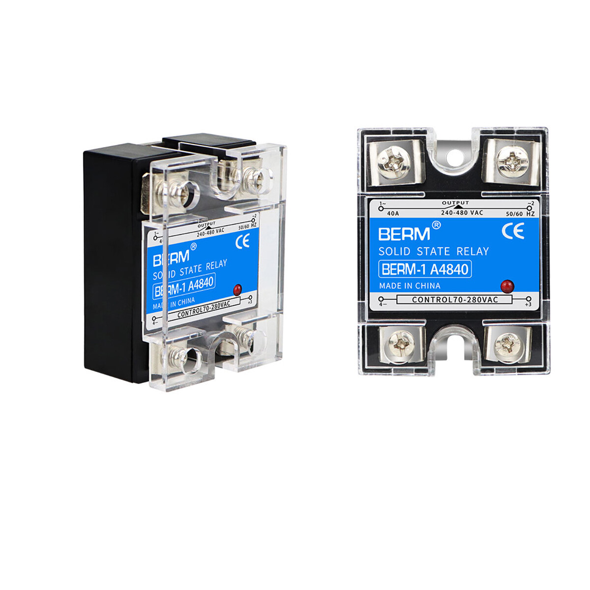 Solid State Relays Module AC-AC Single-phase SSR-10/25/40/60/80/100 Contactless