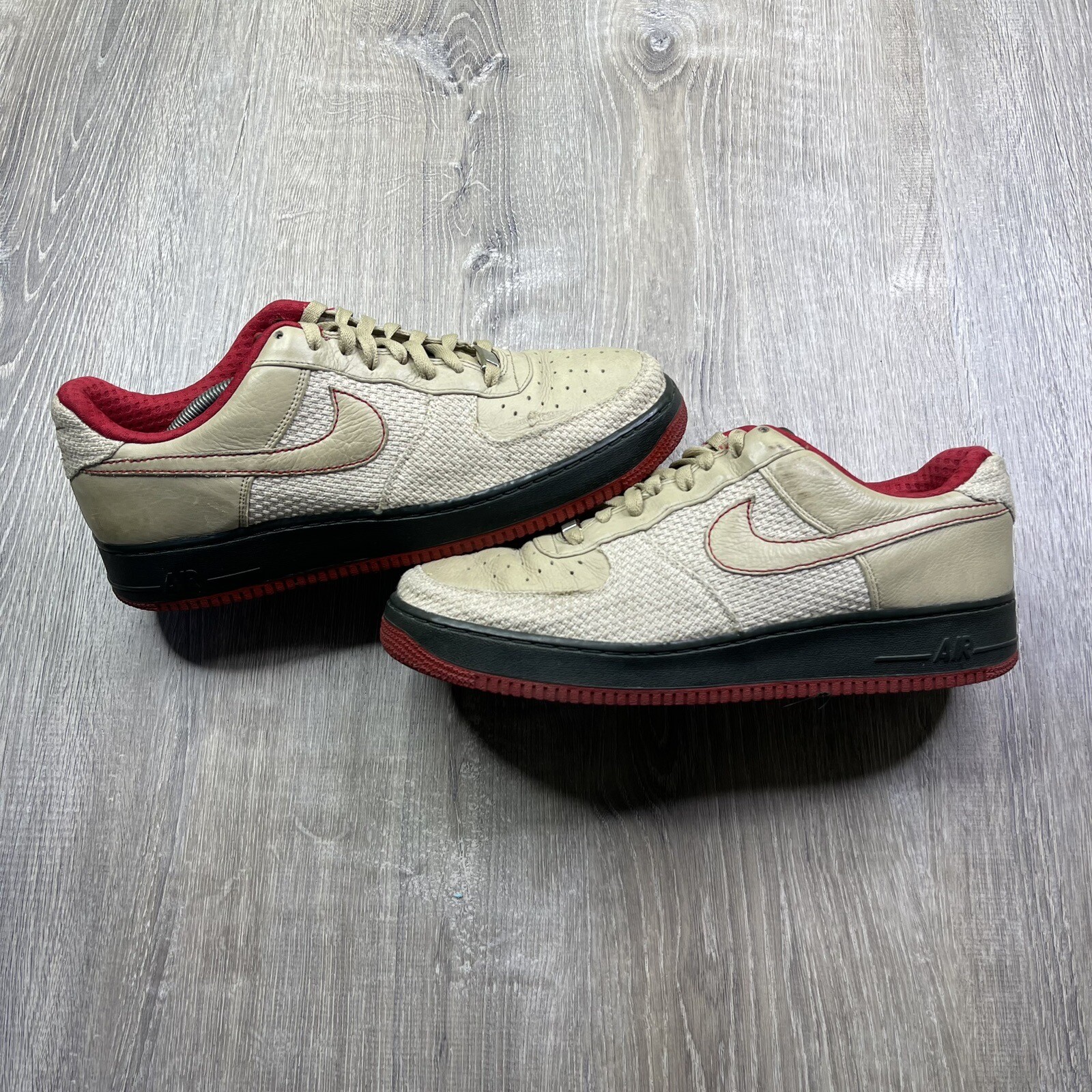 Nike Air Force 1 '07 PRM China Red Hemp Shoes Shoes 315180-222 Men’s Size 12