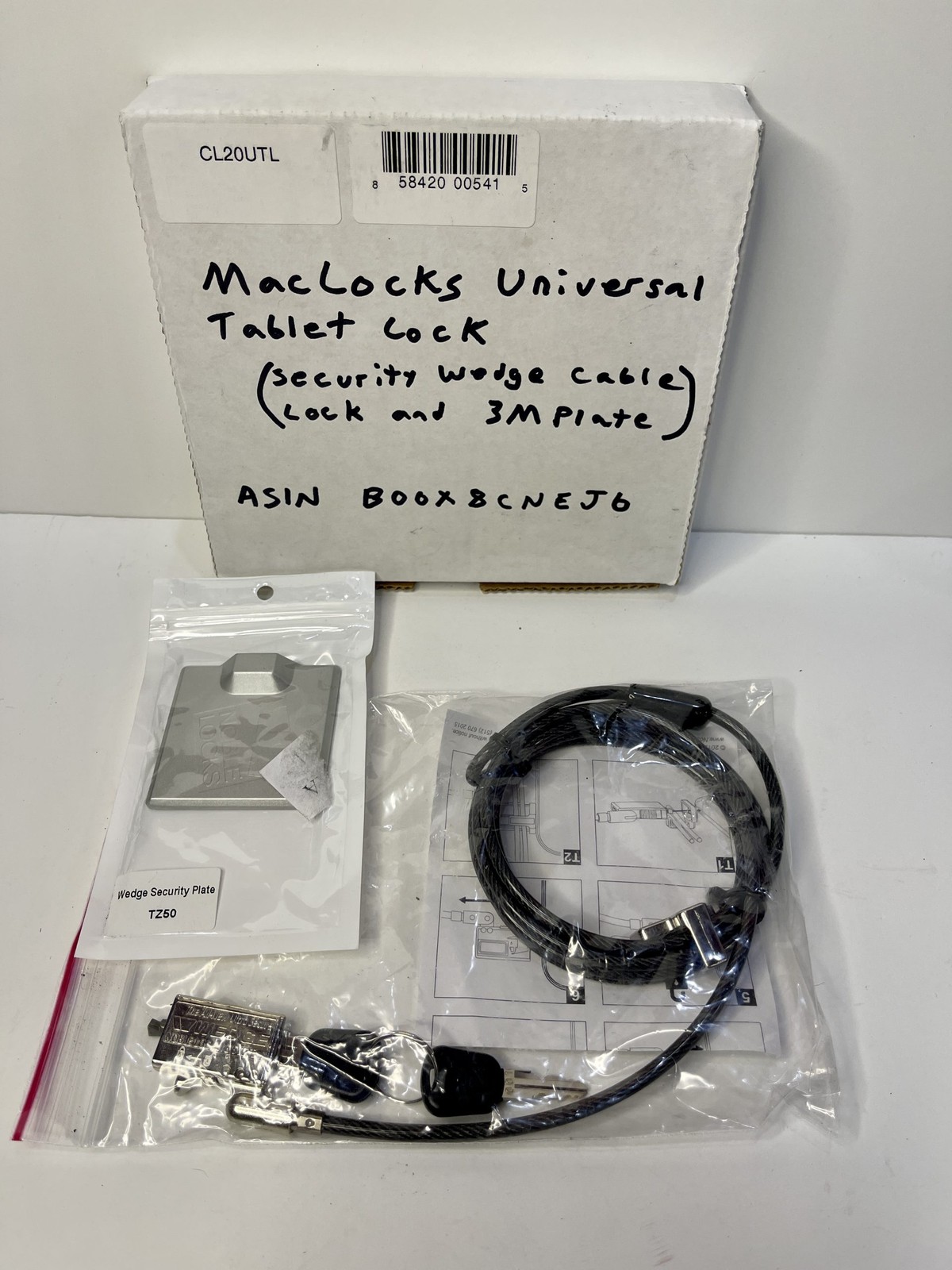 Compulocks CL20UTL Universal Security Bracket with Tapered Security Cable and...