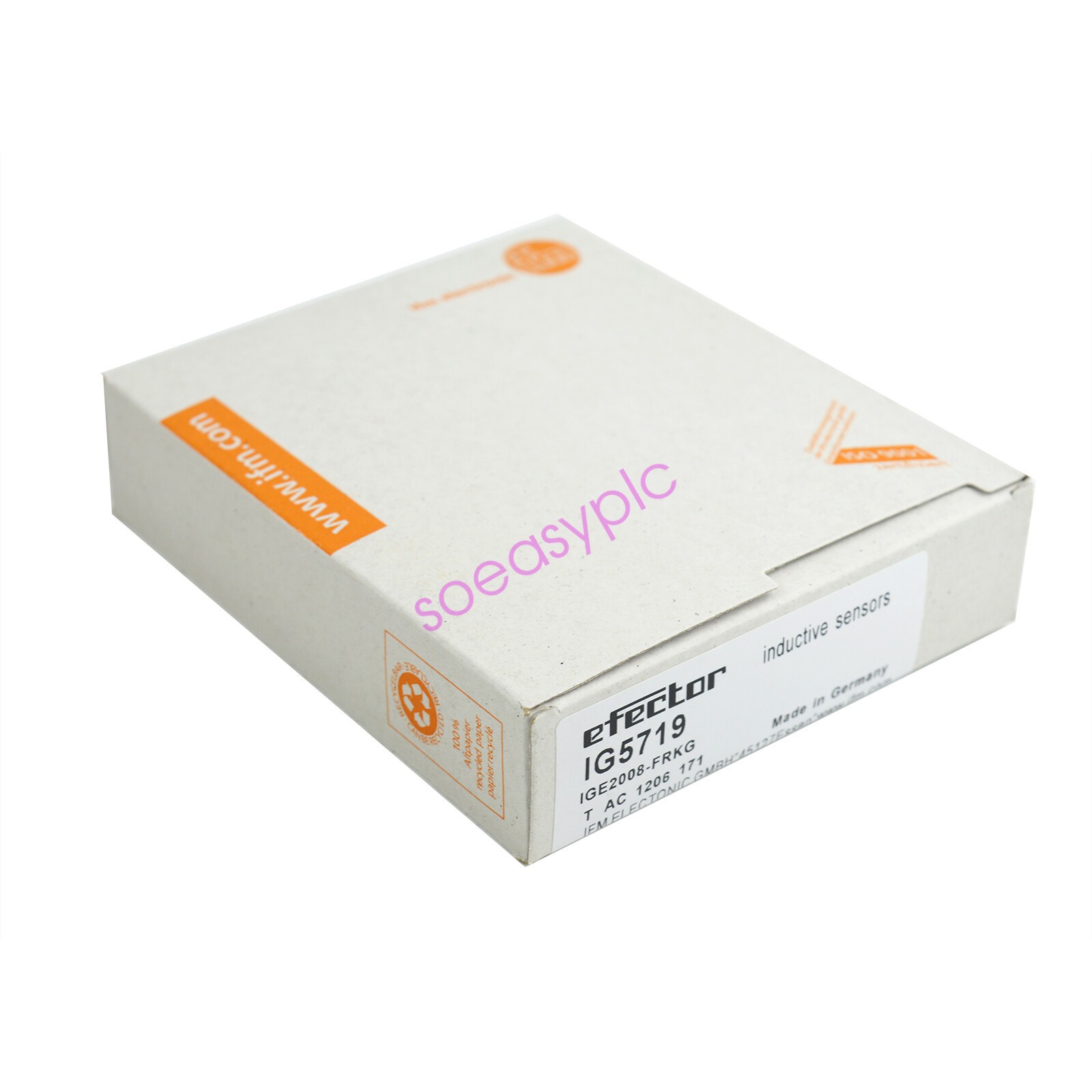 IFM IG5719 IGE2008-FRKG Proximity Switch 10...55 DC New #
