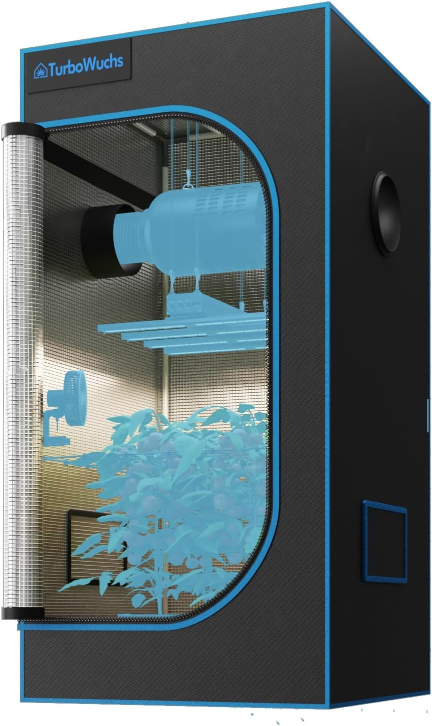 Grow Tent 3'X3' (36"X36"X72"), Professional 1680D Extra-Thick Oxford Indoor Plan
