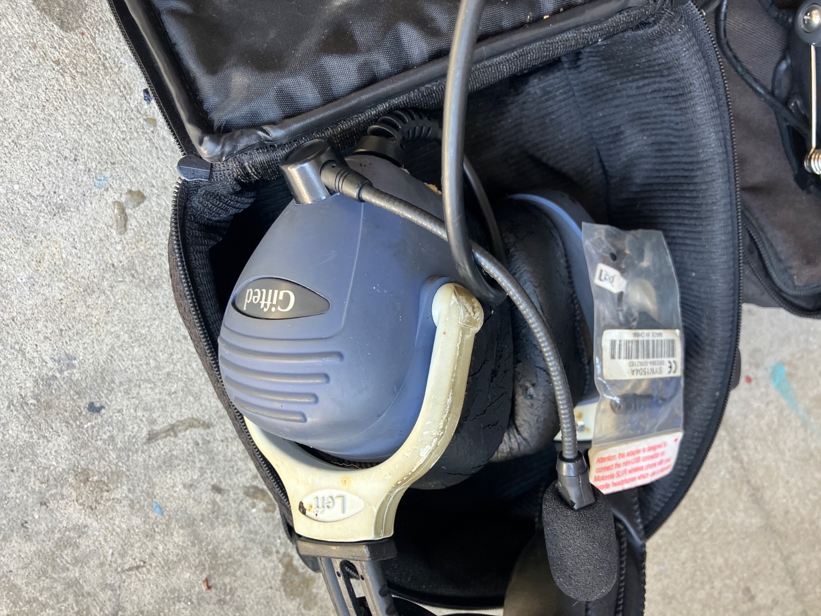 Pilot Radio Headset Airplane