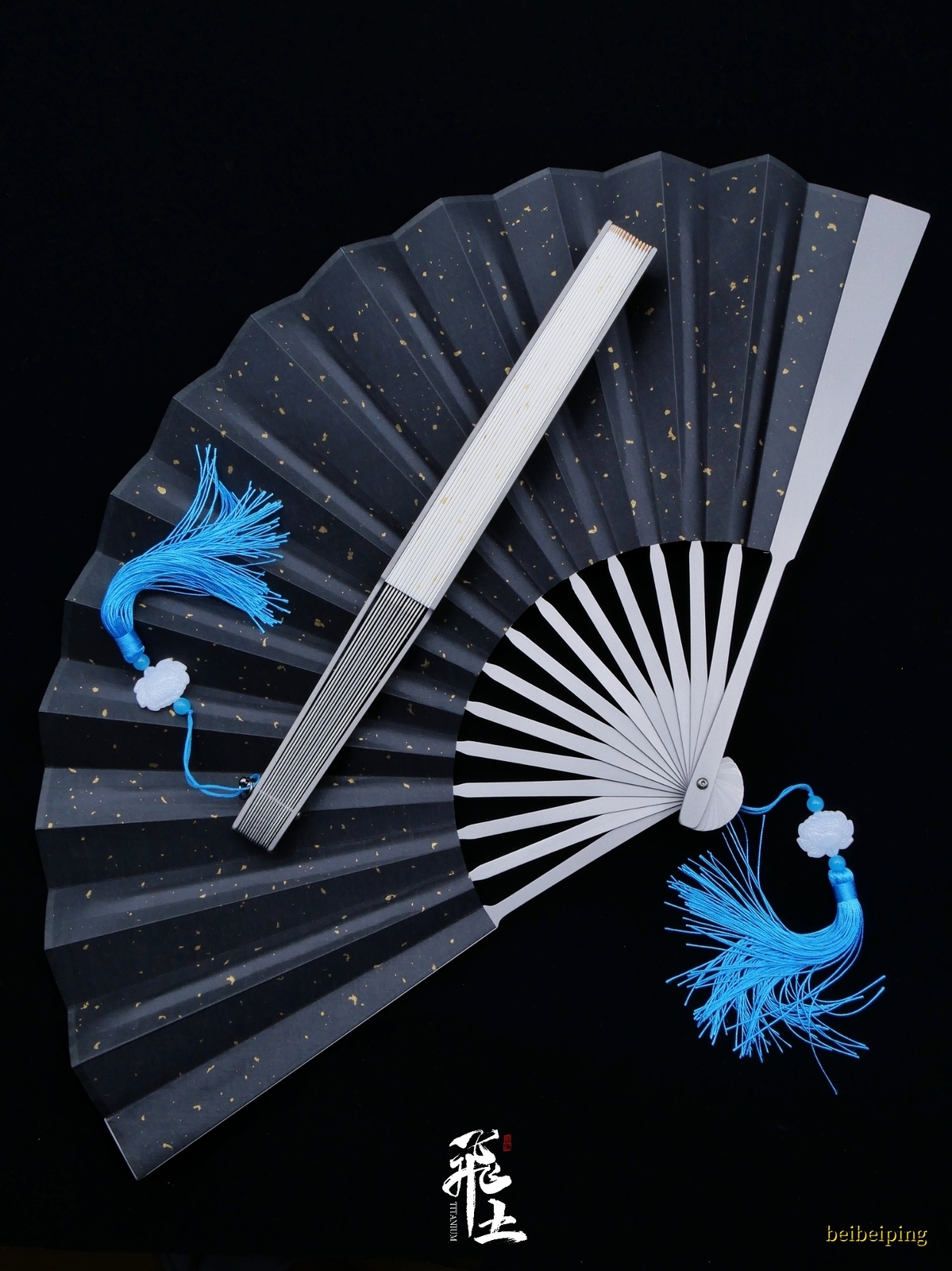 10'' Titanium Alloy Folding Fan Martial Arts Portable Kung Fu Folding Fan01