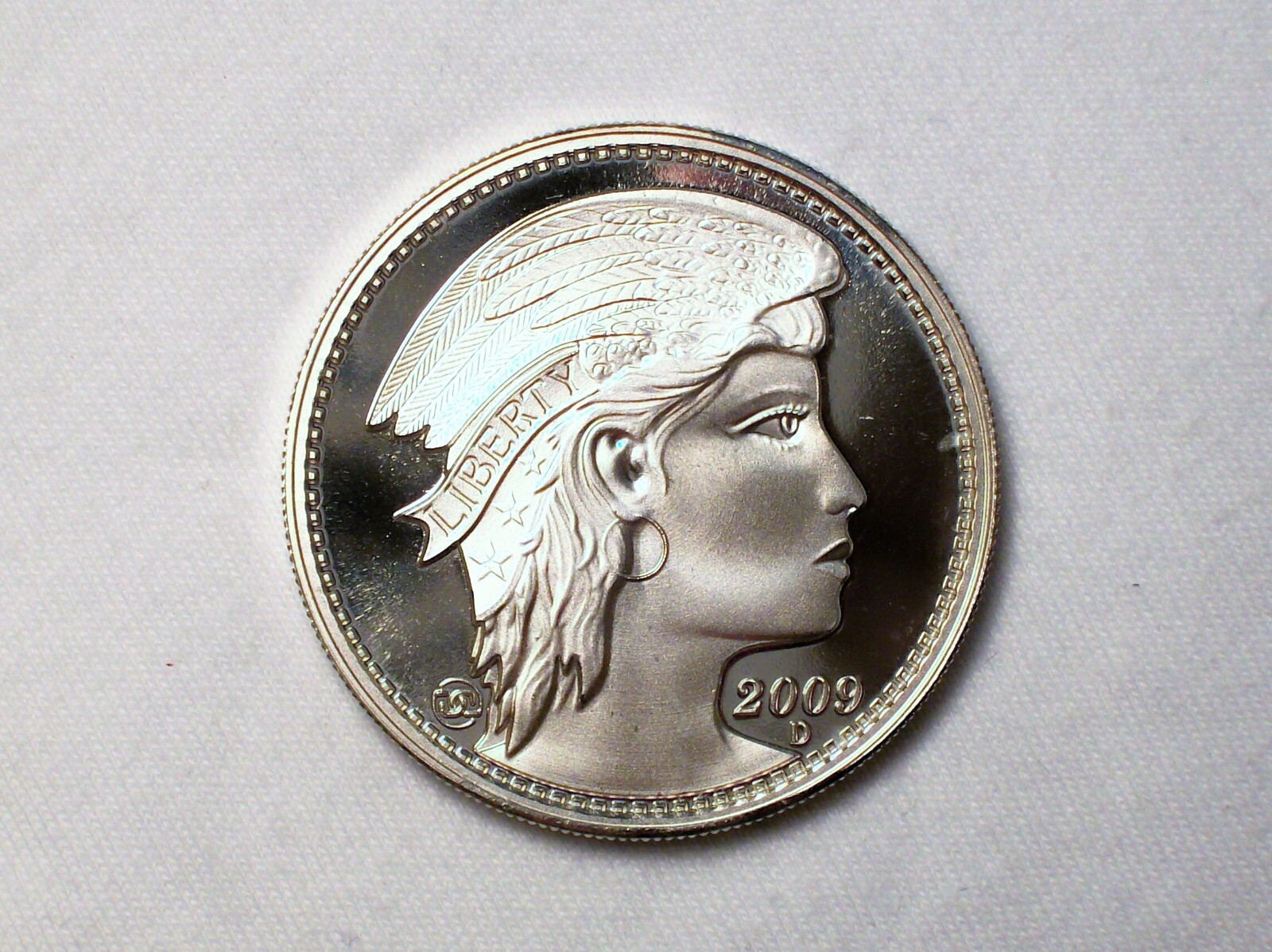 Daniel Carr - 2009 UNA 100 AMEROS - Winged Liberty Head - Silver Proof Finish