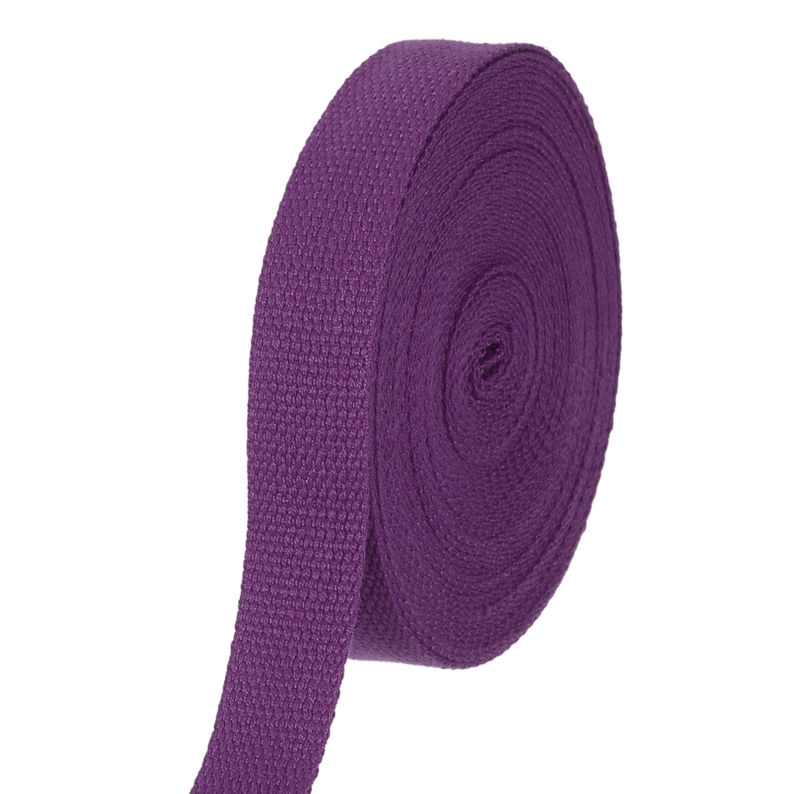 Cotton Webbing 1 Inch 11 Yard Polyester Cotton Webbing Strap Purple