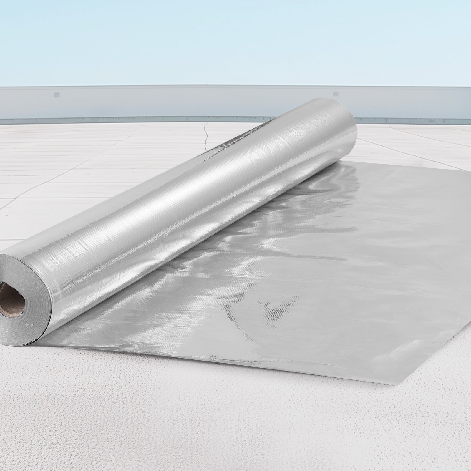 VEVOR Double Reflective Insulation Roll Woven Fabric Radiant Barrier 48" x 250ft
