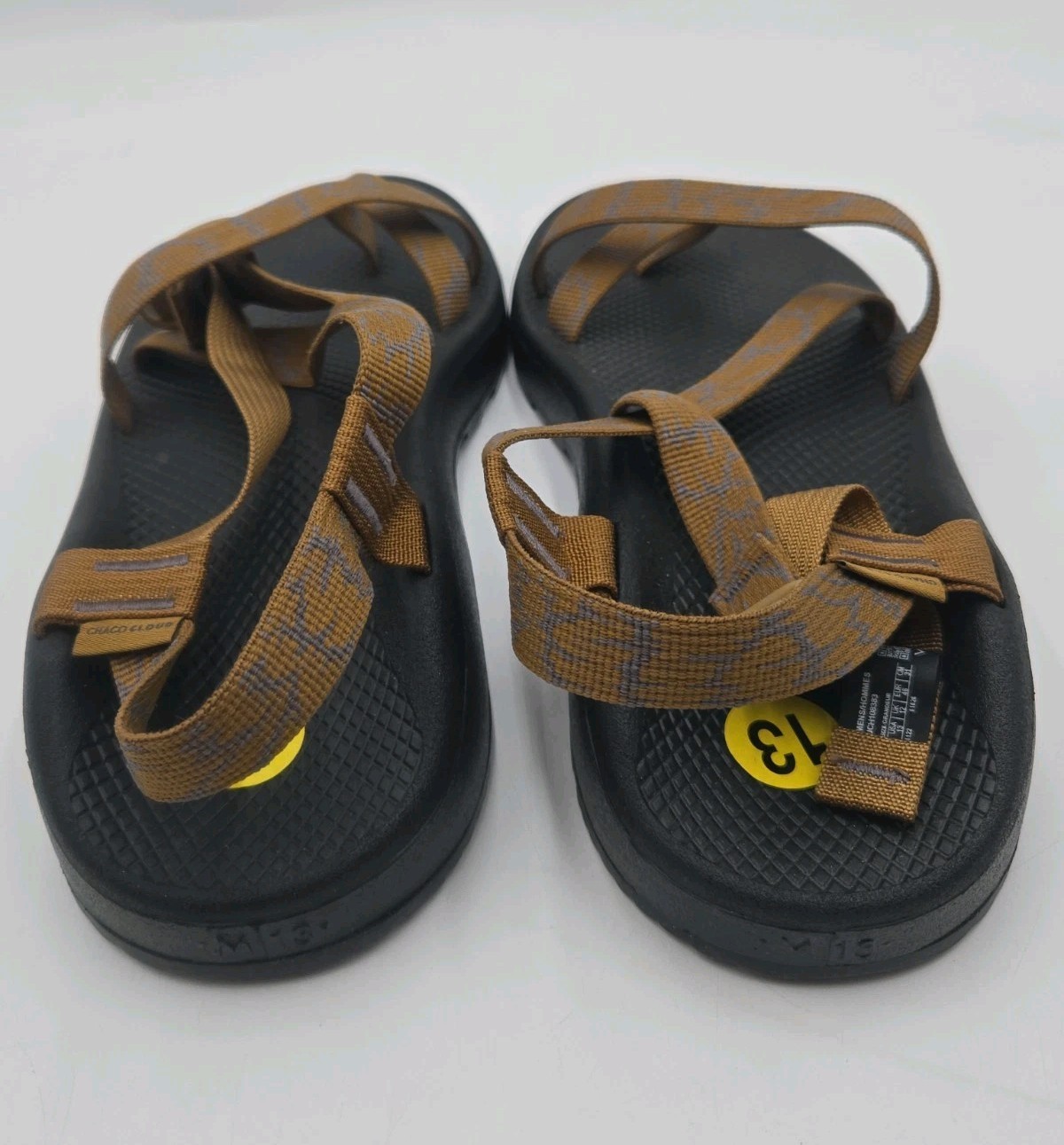 Chaco Z Cloud Sandals Mens Size 13 Brown Black Hiking Sport Outdoor...