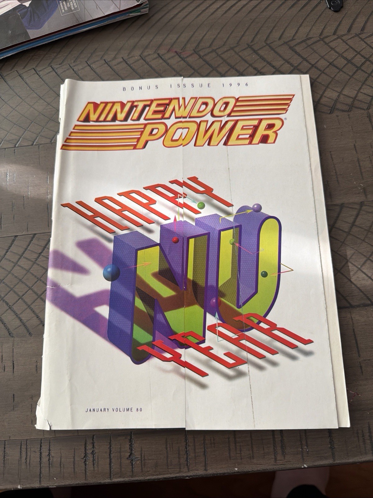 Nintendo Power January 1996 Bonus Issue Volume 80 - Krems Poster Calendar