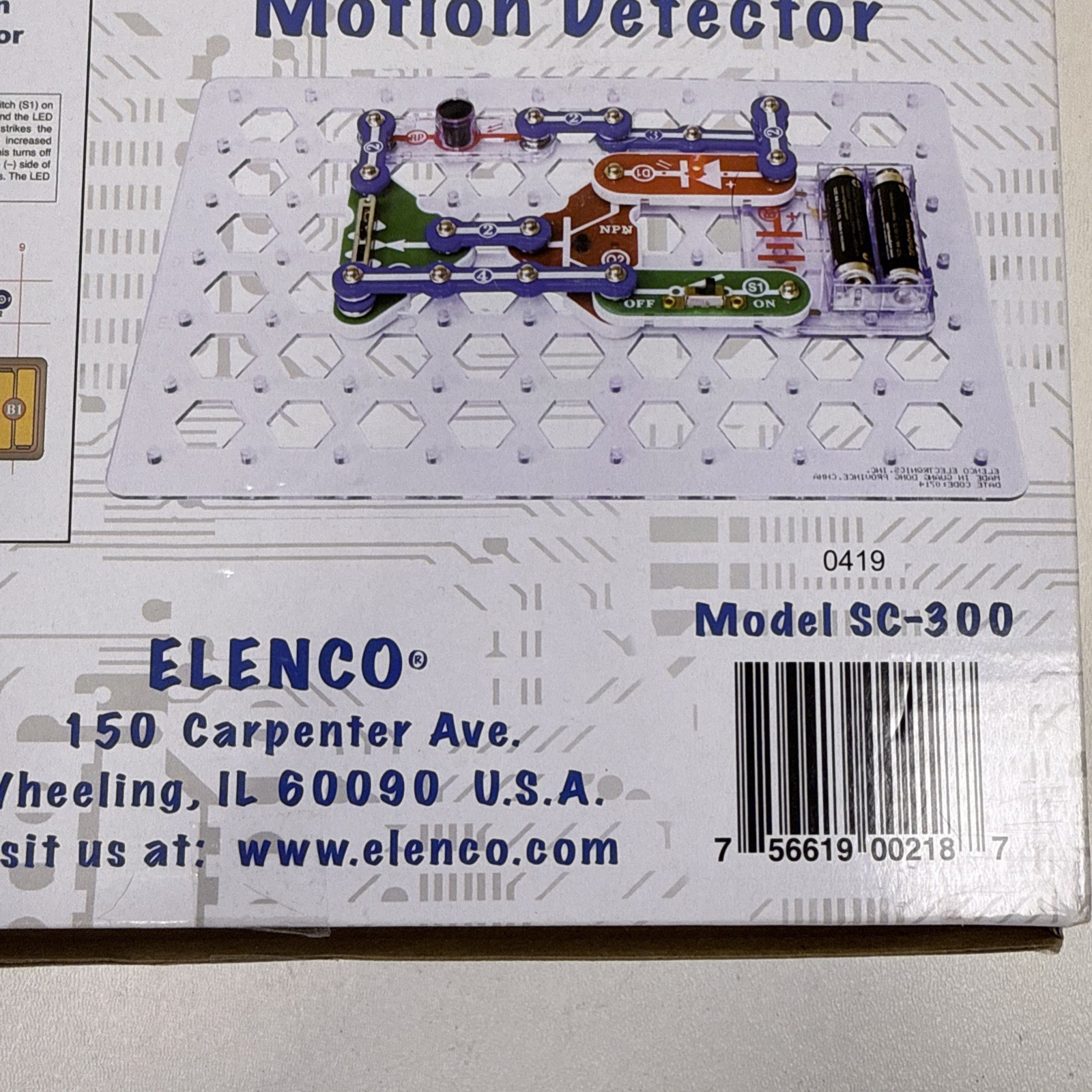 Elenco Electronic Snap Circuits Model SC-300 Project Kit Complete