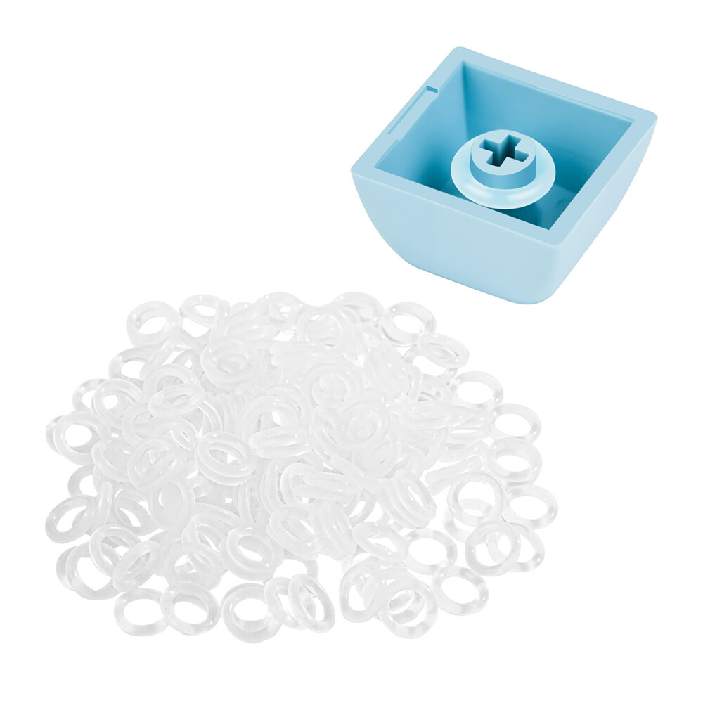 108Pcs White Keycap Rubber O-Ring Switch Sound Dampeners For Cherry MX Keyboards